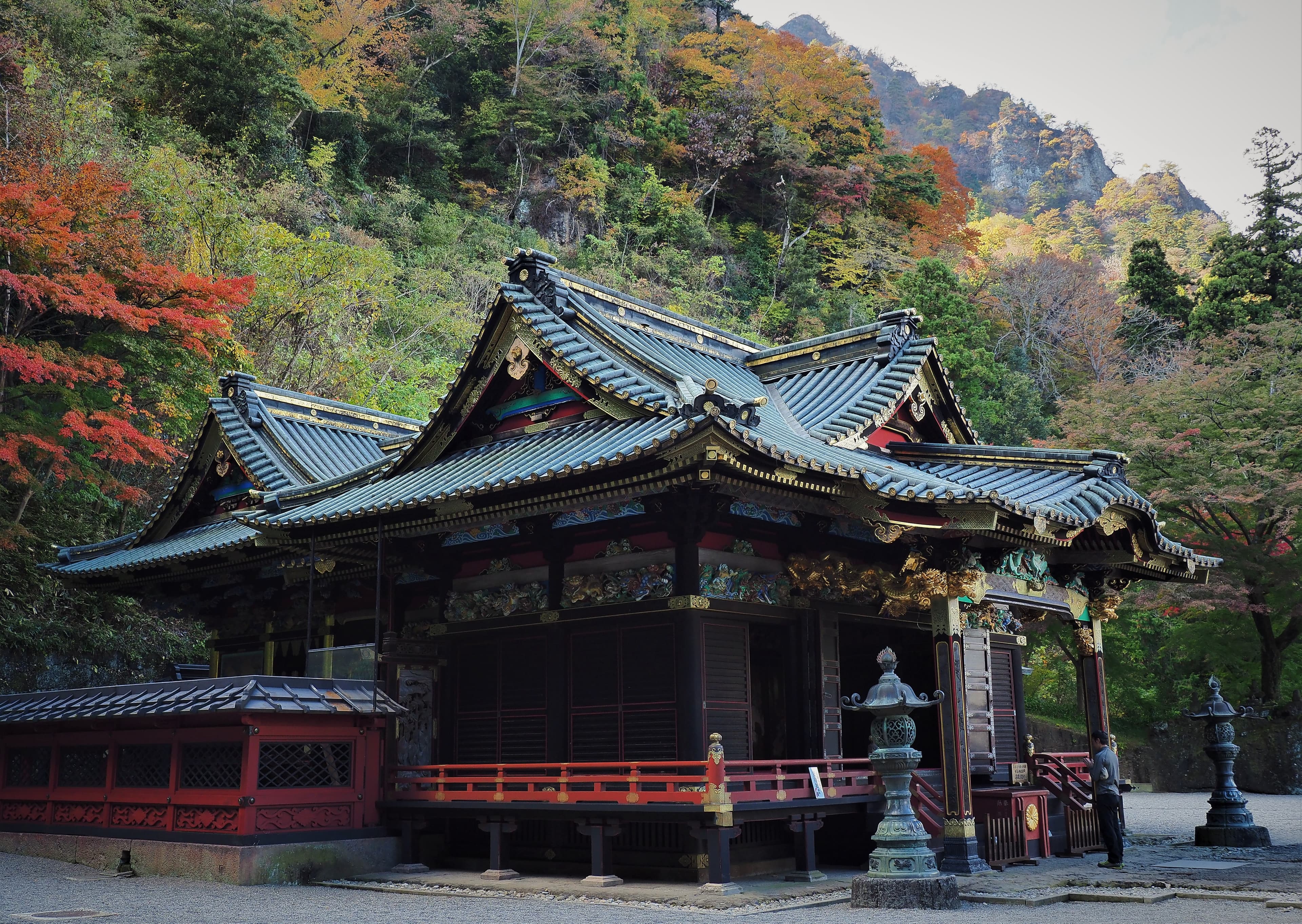 妙義山道路の風景 1