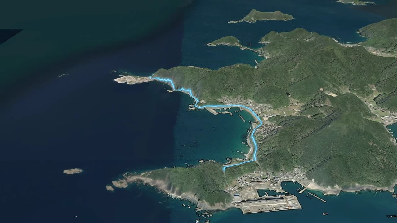 県道24号 白崎海岸