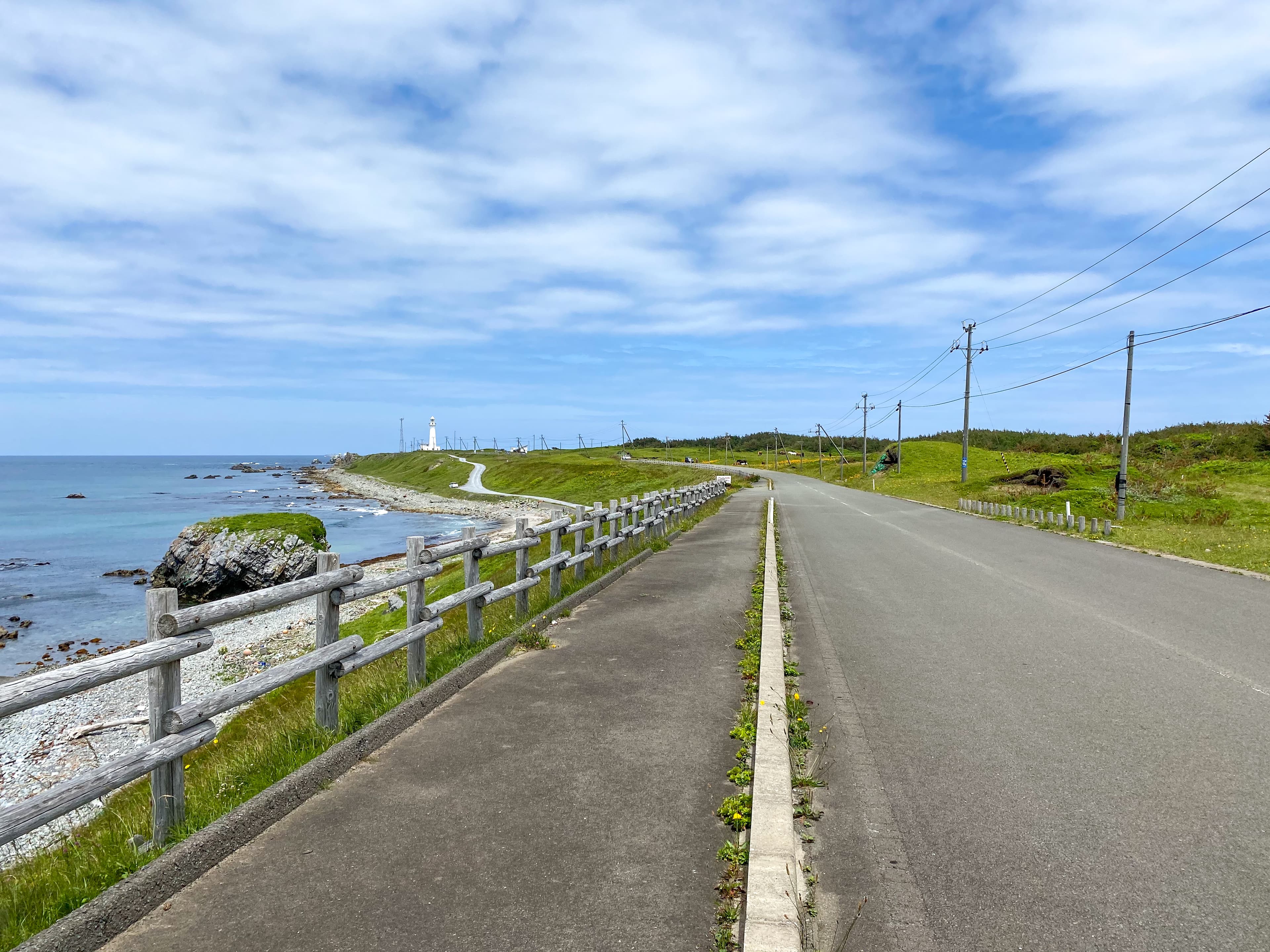 尻屋崎道路の風景 1