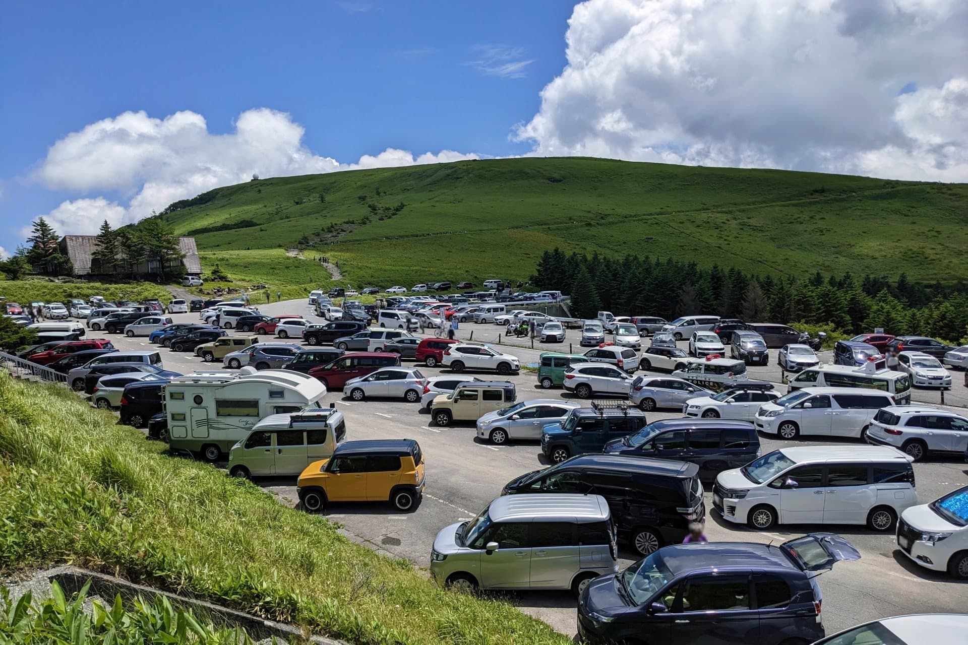 車山肩駐車場